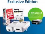 dLAN 1200+ WiFi ac Starter Kit Power WLAN Exlusive Edition, inkl. WiFi Stick