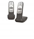 GIGASET A 415 Duo Schnurloses Telefon in Schwarz (Mobilteile: 2)