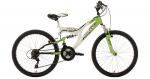 Mountainbike Fully Zodiac 24 Zoll, grün-weiß grün/weiß