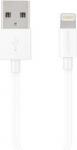 deleyCon Lightning zu USB Kabel - weiß 1 m