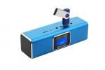 TECHNAXX Musicman MA Display Soundstation Klinkenstecker 3,5mm, 6 Watt Blau