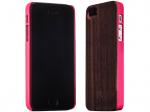 WOODCESSORIES EcoCase Carla Backcover Apple iPhone 5/5s Walnuss/Echtholz Braun/Pink