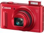 CANON Power Shot SX610 HS Kompaktkamera Rot, 20.2 Megapixel, 18x opt. Zoom, sRGB-PureColor-II-G-LCD, WLAN