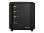 Synology Disk Station DS416slim - NAS-Server - 4 Schächte - SATA 6Gb/s - RAID 0, 1, 5, 6, 10, JBOD - RAM 512 MB - Gigabit Ethernet - iSCSI