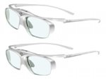 Acer E4w DLP - 3D-Brille - Active Shutter - weiß, Silber