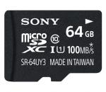 SONY Sony microSDXC Performance 64GB Class 10 inkl SD Adapter Micro-SDXC Speicherkarte, 64 GB, 100 MB/s