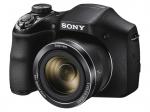 SONY Cyber-shot DSC-H300 Bridgekamera Schwarz, 20.1 Megapixel, 35x opt. Zoom, TFT-LCD, Xtra Fine