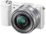 SONY Alpha 5000 (ILCE-5000LW) Systemkamera 20.1 Megapixel mit Objektiv 16-50 mm f/5.6, 7.5 cm Display , WLAN