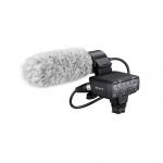 SONY XLR-K2M Adapter-Kit und Mikrofon in Schwarz/Grau