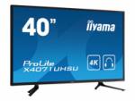 Iiyama X4071UHSU-B1 LED-Monitor 101.6 cm (40 Zoll) EEK B (A+ - F) 3840 x 2160 Pixel UHD 2160p (4K) 3 ms USB 3.0, VGA, HDMI™, DisplayPort MVA LED