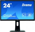 Iiyama B2482HD-B1 LED-Monitor 61 cm (24 Zoll) EEK n.rel. 1920 x 1080 Pixel Full HD 5 ms DVI, VGA TN LED