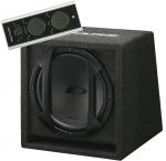 SWE 815 Subwoofer mit Endstufe und Bassremote schwarz