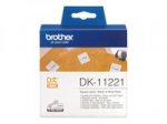 Brother DK-11221 - Schwarz auf Weiß - 23 x 23 mm 1000 Etikett(en) Etiketten - für Brother QL-1050, 1060, 500, 550, 560, 570, 580, 650, 700, 710,...