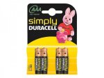 Batterie Duracell Simply MN2400/LR03 Micro AAA (4 St.)