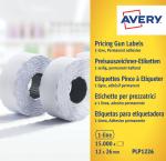 AVERY ZWECKFORM PLP1226 Preisauszeichner-Etiketten