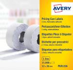 AVERY ZWECKFORM PLR1226 Preisauszeichner-Etiketten, 1-zeilig