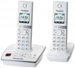 PANASONIC KX-TG 8062 GW Schnurloses Telefon in Weiß (Mobilteile: 2)