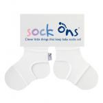 Sock Ons® Sockenhalter Small 0-6m Weiss