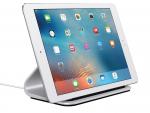 Logitech BASE, Ladestation für iPad Pro 9,7/10,5/12,9´´ (1. & 2. Gen.), silber