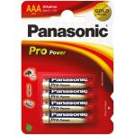 Panasonic - PRO POWER - Micro AAA / LR03 - 1,55 Volt AlMn - 4er Bliste