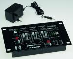 2-Kanal DJ-Mischpult IBIZA ''DJ 22 USB'', Crossfader, USB-Anschluß, schwarz