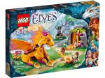LEGO Lavahöhle des Feuerdrachens (41175) Bausatz, Mehrfarbig