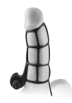 Pipedream Deluxe Silicone Power Cage, Black