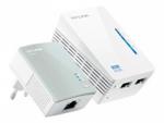 TP-Link TL-WPA4220KIT AV500 WiFi Powerline Extender - Starter Kit - Bridge - HomePlug AV (HPAV) - 802.11b/g/n - an Wandsteckdose anschließbar