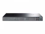 TP-Link JetStream T1600G-52TS - Switch - verwaltet - 48 x 10/100/1000 + 4 x Kombi-Gigabit-SFP - an Rack montierbar