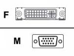 Roline - Display-Adapter - DVI-I (W) bis HD-15 (M)