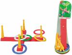 Androni 7408799 - Ringwurfspiel mit 5 Ringen, circa 40 cm