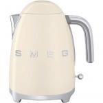 SMEG WASSERKOCHER 1,7 L, Beige, Silber