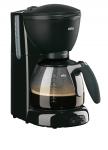 BRAUN KF 560/1 CaféHouse PurAroma Plus Kaffeemaschine mit Glaskanne in Schwarz
