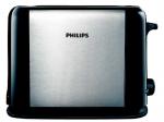 PHILIPS HD2586/20 Daily Collection Toaster Silber Metallic/Schwarz (900 Watt, Schlitze: 2)