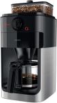 HD7765/00 Grind & Brew Kaffeeautomat mit intergrierter Kaffeemühle edelstahl/schwarz