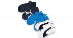 3er-Pack Sneakersocken blau/weiß Gr. 31-34 Jungen Kinder