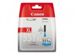 Canon CLI-551C XL - 11 ml - Hohe Ergiebigkeit - Cyan - Original - Blister mit Diebstahlsicherung - Tintenbehälter - für PIXMA iP8750, iX6850,...