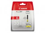 Canon CLI-551Y XL - 11 ml - Hohe Ergiebigkeit - Gelb - Original - Blister mit Diebstahlsicherung - Tintenbehälter - für PIXMA iP8750, iX6850,...