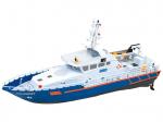 CARRERA 370301006 Küstenwachboot Falshöft, Blau/Weiß