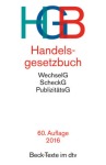 Handelsgesetzbuch (HGB), Sachbuch (Taschenbuch)