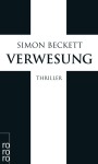 Simon Beckett Verwesung Spannung Taschenbuch