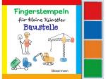 Fingerstempeln für kleine Künstler Baustelle-Set