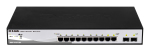 D-Link DGS-1210-10P ungemanaged Energie Über Ethernet (PoE) Unterstützung 1U Netzwerk-Switch