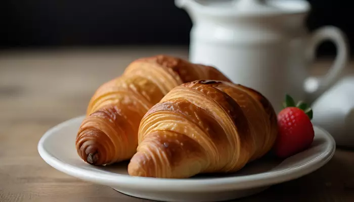 Croissant in Lauben