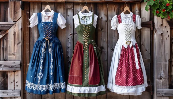 Dirndl in Motten