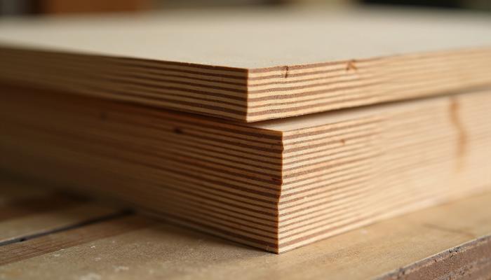 Plywood boards in Rheinbrohl