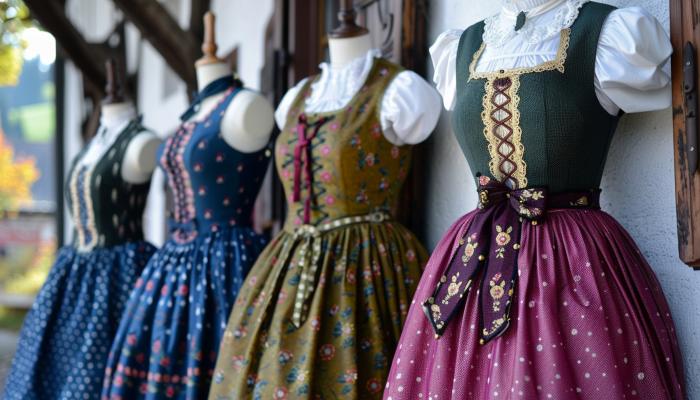 Traditional costume fashion in Egenhofen